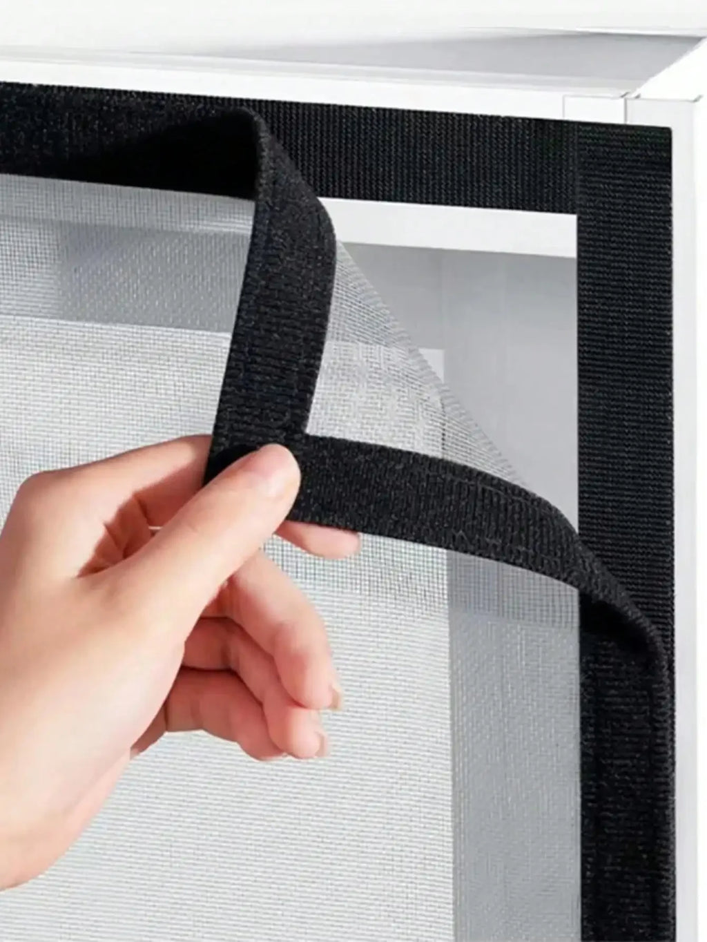 Self-Adhesive Mosquito Netting Window Screen, No Drill Sand Window Curtain, Self-Installation, Invisible, Household Insect-Proof Net