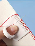 2pcs Sewing Guide Template Kit for Consistent Stitches – 3mm Spacing Precision Sewing Tool for Fabric Embroidery & Leathercraft