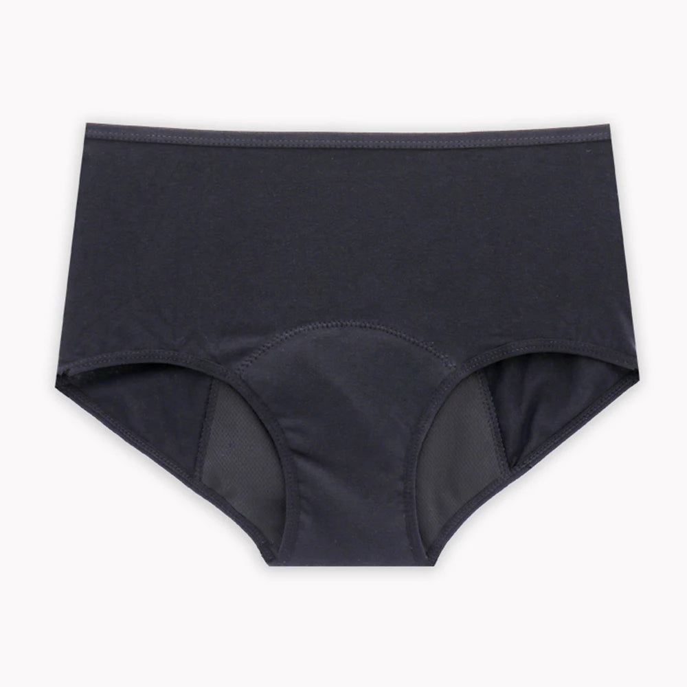 Breathable Menstrual Panties 4-Layer Leak Proof Bamboo Fiber Underpants Heavy Flow Woman Underwear Fast Absorption Period Briefs