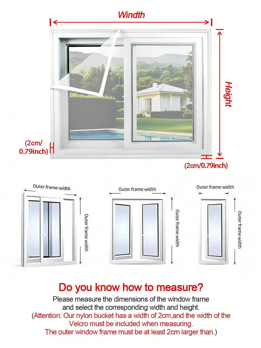 Self-Adhesive Mosquito Netting Window Screen, No Drill Sand Window Curtain, Self-Installation, Invisible, Household Insect-Proof Net